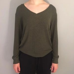 Green Oversized Sweater